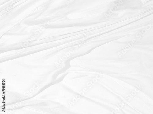 soft fabric abstract clean woven beautiful smooth curve shape decorative fashion textile white background © Topfotolia