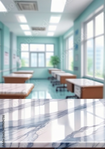 A Blurry View Of A Hospital Room © Pixel Matrix