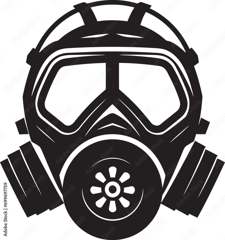 Stygian Protector Vector Gas Mask Icon Symbol Lunar Defender Black Gas Mask Emblem Icon Stygian Protector Vector Gas Mask Icon Symbol Lunar Defender Black Gas Mask Emblem Icon