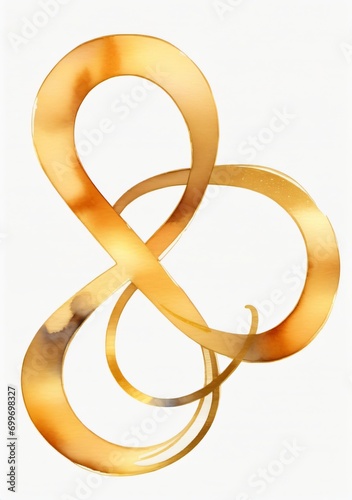 A Gold Infinity Infinity Infinity Ring
