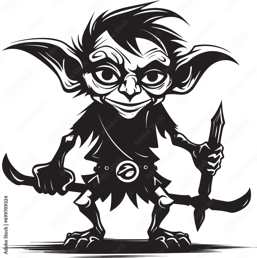 Goblin Grins Logo Icon Design Pocket Sized Pranks Cartoon Goblin Icon Goblin Grins Logo Icon Design Pocket Sized Pranks Cartoon Goblin Icon