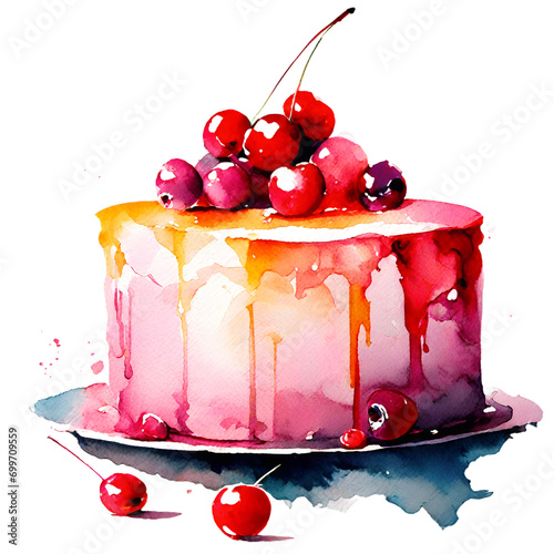 cake with strawberry