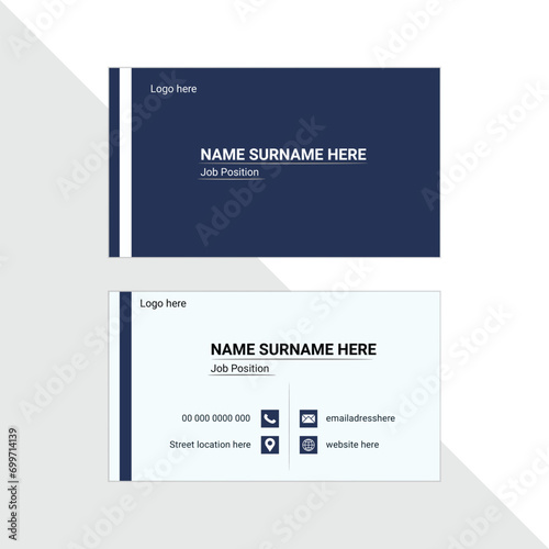  Business card with photo,business card layout,corporate creative element graphic illustration, template design abstract corporate modern creative 