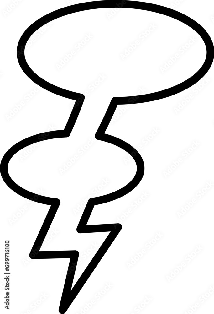 Speech Bubble Vector Outline Sign For Design, Infographics, Apps Speech Bubble Vector Outline Sign For Design, Infographics, Apps