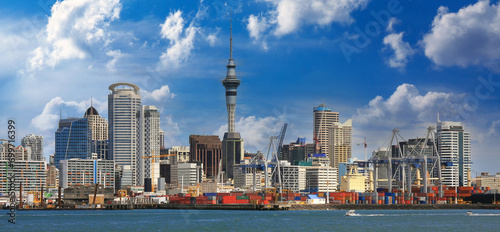 Auckland skyline with Sky Tower photo