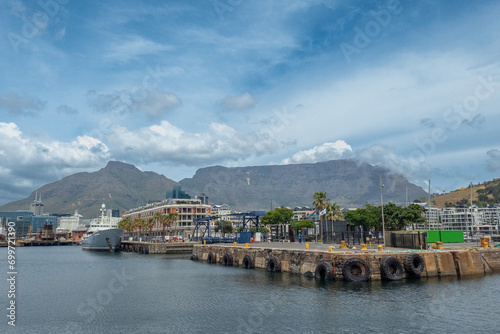 The Waterfront, a pretty district of Cape Town in South Africa