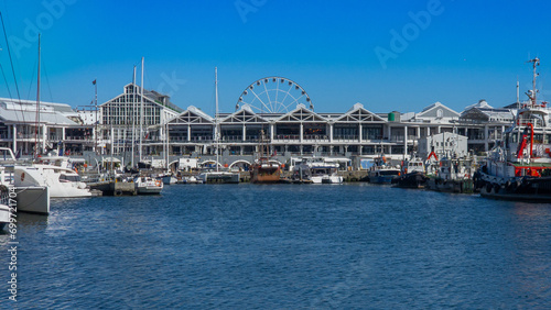 The Waterfront, a pretty district of Cape Town in South Africa
