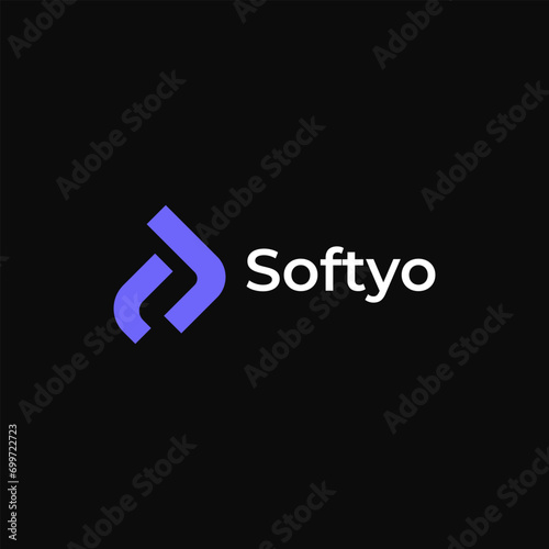 Creative S fast sign logo template vector