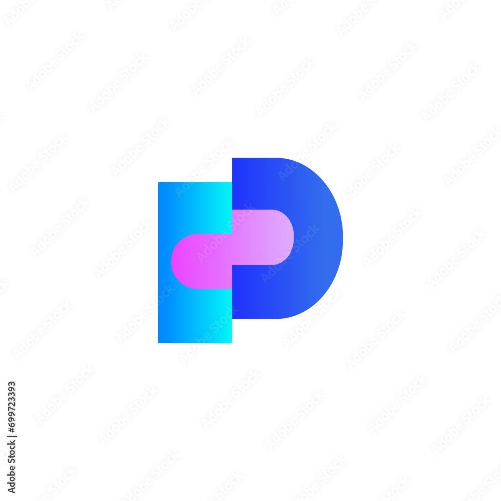 Modern initials DS letter logo concept vector Modern initials DS letter logo concept vector