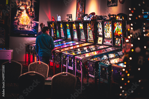 Canvas Print pinball pinball retro gaming arcade