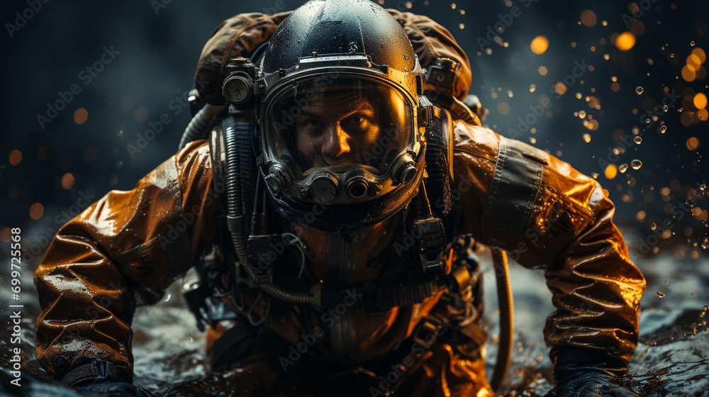 Fototapeta premium tiger in the sky