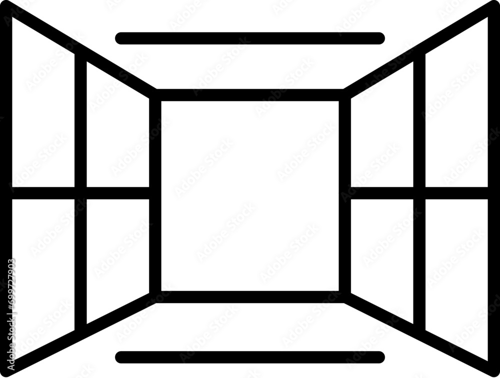 Window Simple Outline Symbol for Web Sites. Suitable for books, stores, shops. Editable stroke in minimalistic outline style. Symbol for design Window Simple Outline Symbol for Web Sites. Suitable for books, stores, shops. Editable stroke in minimalistic outline style. Symbol for design