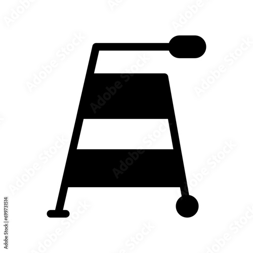 walker glyph icon