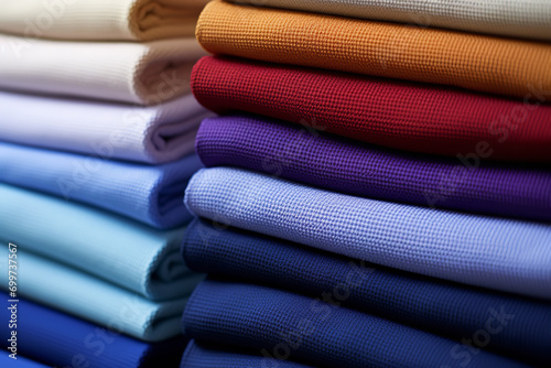 Poly-Cotton Knit fabric solid color