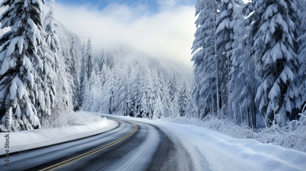 Scenic, snowy, serene, majestic, tranquil, frosty, wintertime, snow-draped, mountainous, frost-covered. Generated by AI. Scenic, snowy, serene, majestic, tranquil, frosty, wintertime, snow-draped, mountainous, frost-covered. Generated by AI.
