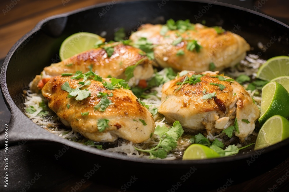 One pan coconut lime chicken One pan coconut lime chicken