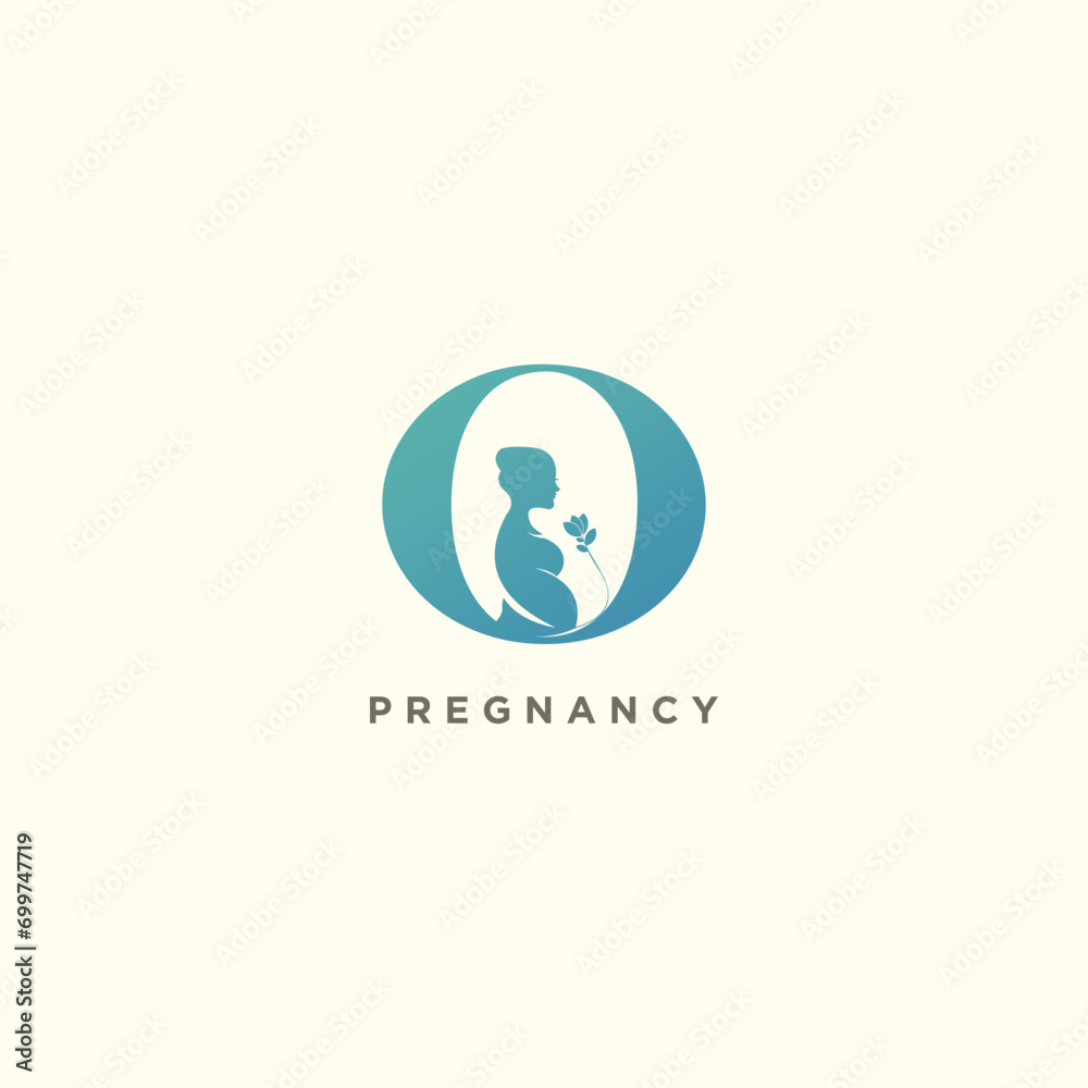 Pregnant mother logo for clinic care business Pregnant mother logo for clinic care business