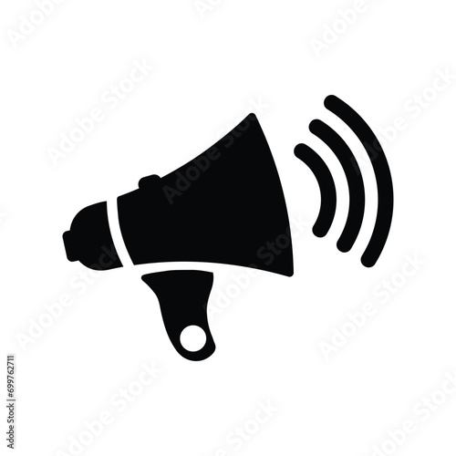 Speaker, announcement, bullhorn icon