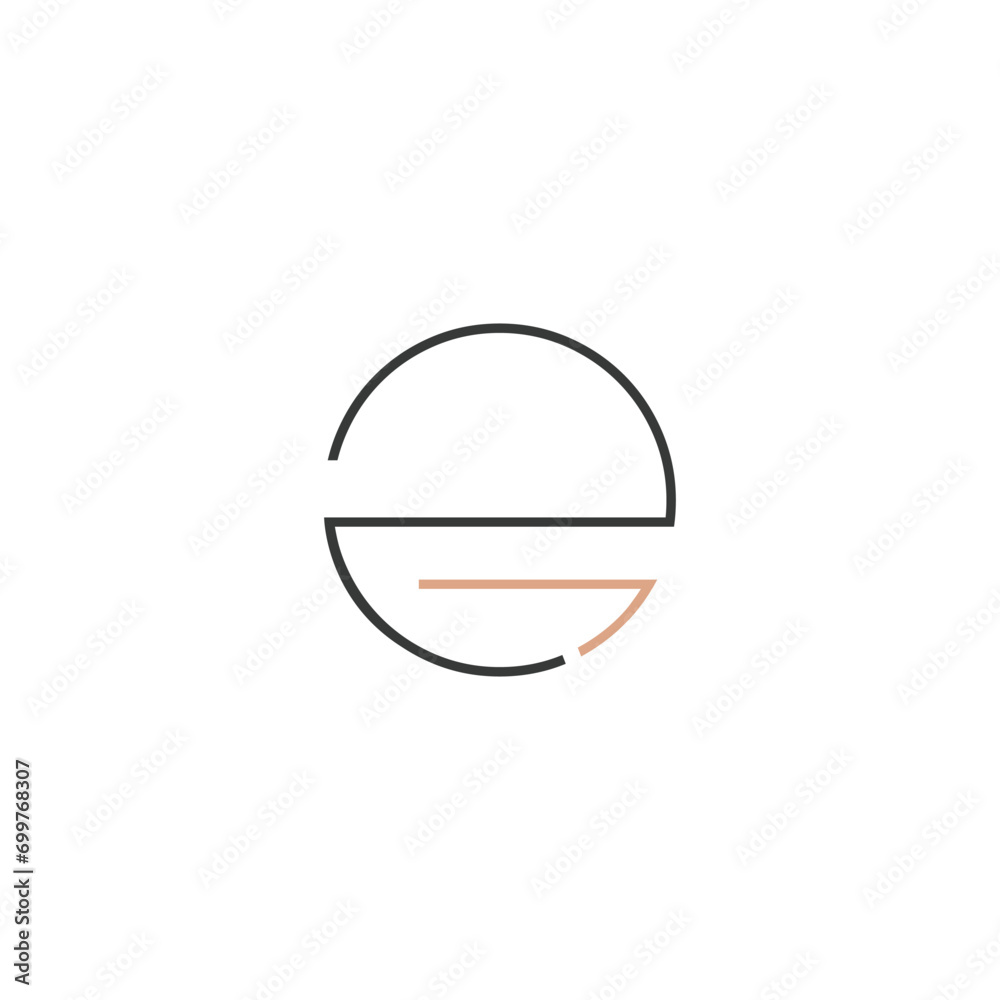 Naklejka premium Alphabet letters Initials Monogram logo GZ, ZG, G and Z