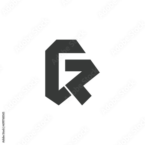 Alphabet Initials logo ZG, GZ, Z and G