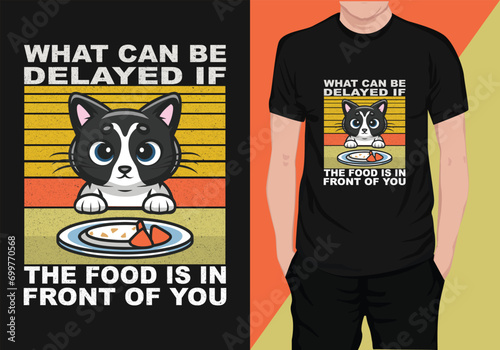 vintage retro cat t-shirt design, graphic cat t-shirt design 