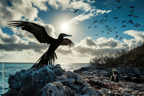 The grace and majesty of the Christmas Island Frigatebird photo