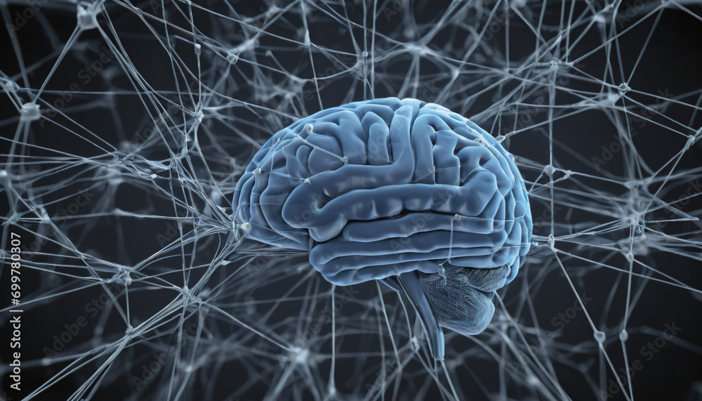 3d rendered illustration of a brain ,show stress , power ,connections. 3d rendered illustration of a brain ,show stress , power ,connections.
