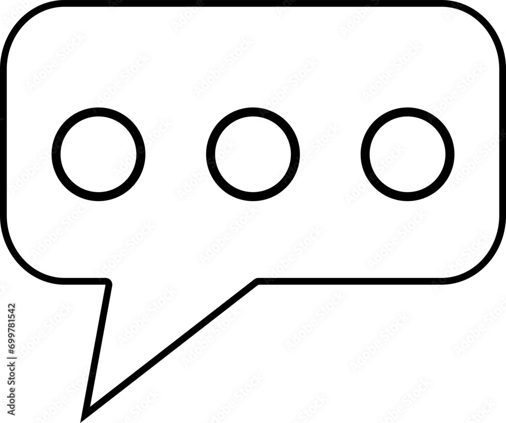 chat message symbol [illustration]
