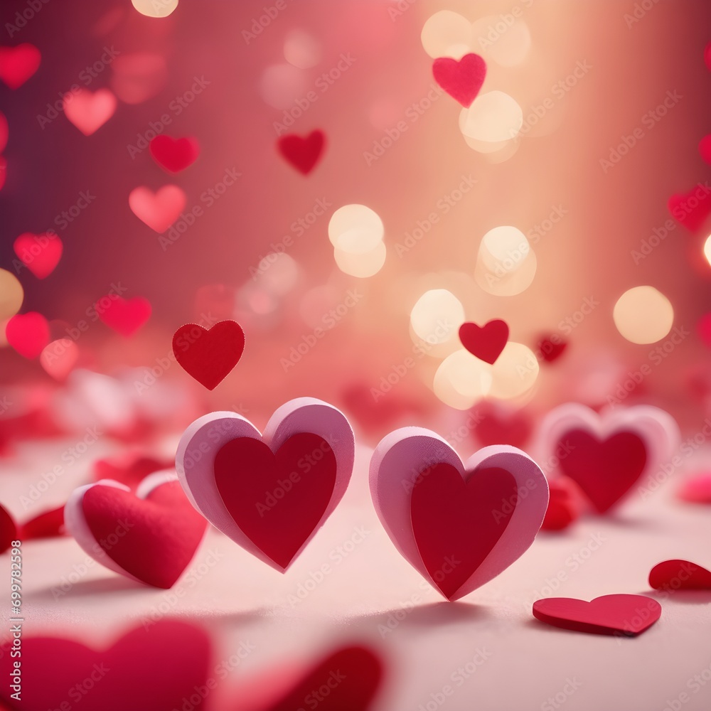 valentines day background with red hearts, valentines day postcard background
Valentine's Day card. Beautiful background with hearts, lights, sparkles and bokeh
Ein schöner Hintergrund mit Herzen
