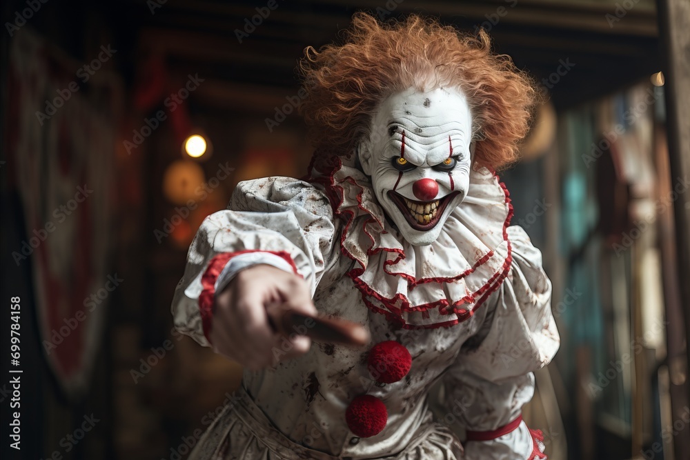Macabre Circus. Unveiling the Dark and Terrifying Realm of Evil Clown