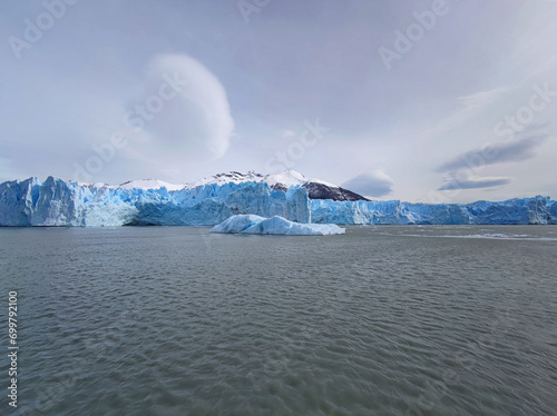 Perito Moreno Glacier with icebergs in Los Glaciares National Park