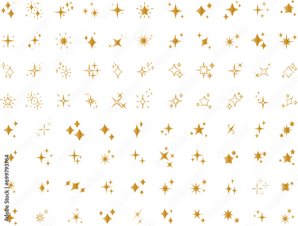 Set of sparkles star icons.Rating star .Bright vector stars.Flash,shine sparkle icon,glare,light,blink star. Modern simple golden stars collection. Set of sparkles star icons.Rating star .Bright vector stars.Flash,shine sparkle icon,glare,light,blink star. Modern simple golden stars collection.