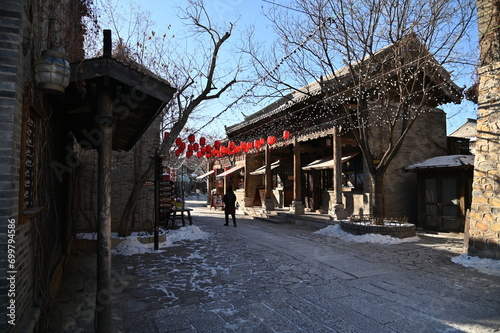 Beijing, China - December 19 2023: The Scenery of Beijing During Winter photo