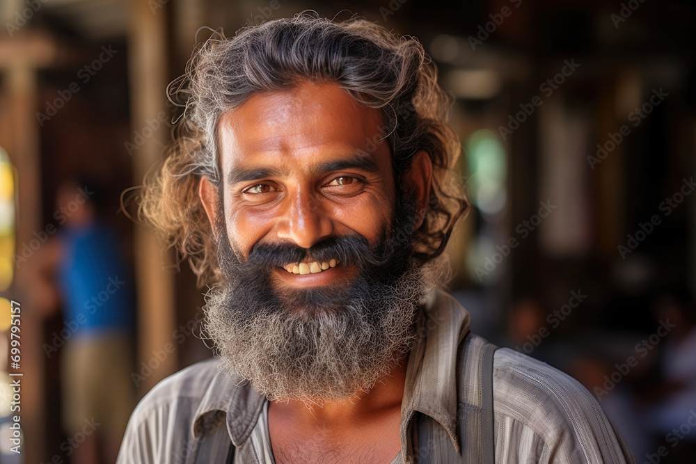 Smiling Indian Psychologist in a Comfortable Workspace Smiling Indian Psychologist in a Comfortable Workspace
