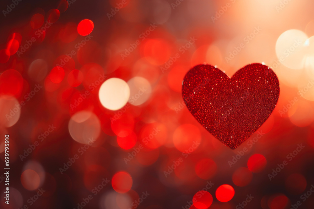 Soft Focus Love: Red Hearts in Luminous Valentine's Aura Soft Focus Love: Red Hearts in Luminous Valentine's Aura