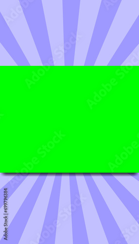Video background for creators with green screen editable jpg file trendy , comic, radial, colorful template image.