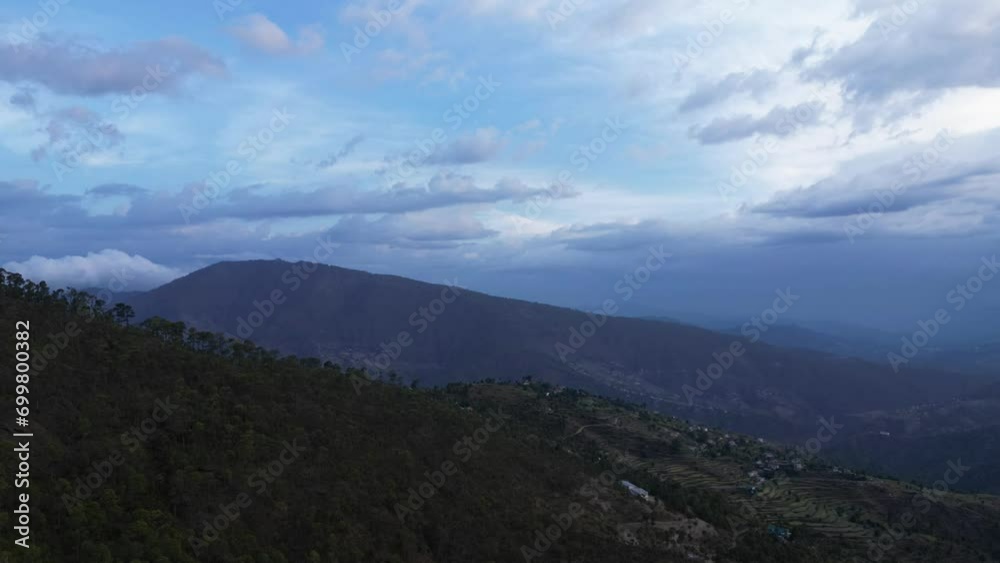 Scenic hyperlapse of a mountain in the Himalayas Scenic hyperlapse of a mountain in the Himalayas