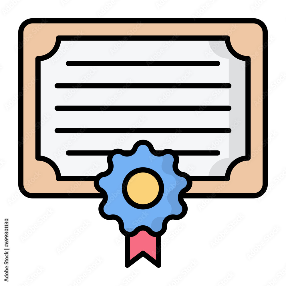 Certificate Icon Certificate Icon