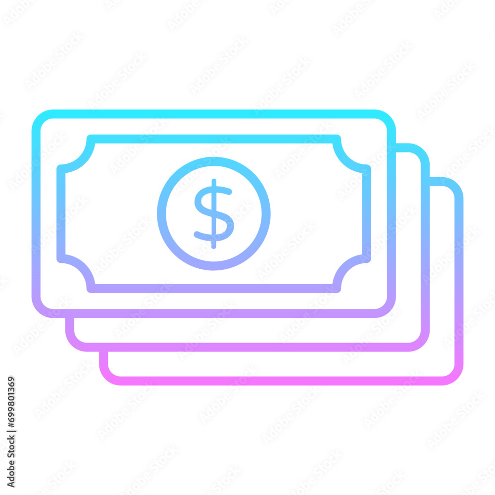 Currency Stack Icon Currency Stack Icon