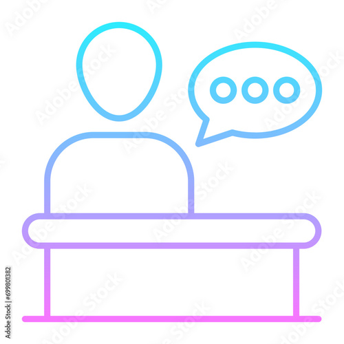 Public Speaker Icon