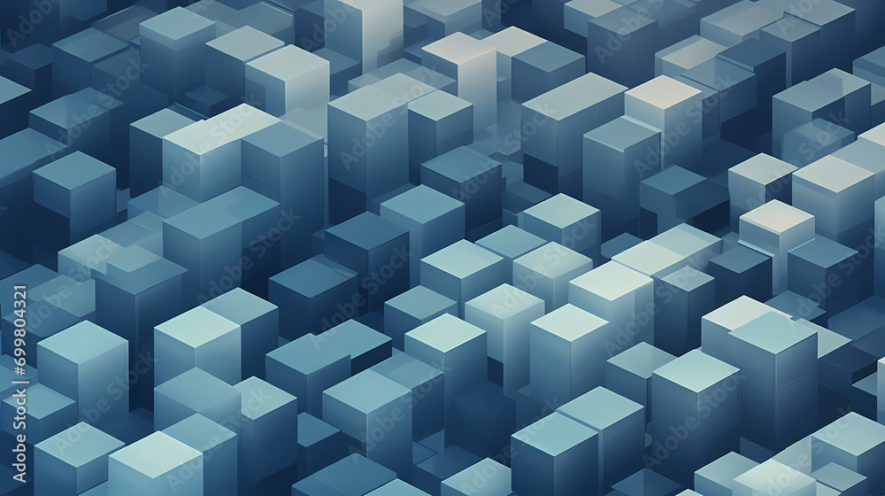 Depth in Isometry: The Cool Illusion of Blue Cubes Depth in Isometry: The Cool Illusion of Blue Cubes