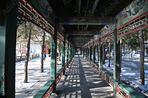 Beijing, China - December 19 2023: The Scenery of Beijing During Winter photo