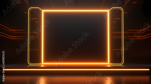 3D rendering simple background product booth, podium, stage, product commercial photography background, PPT background product cosmetics display
