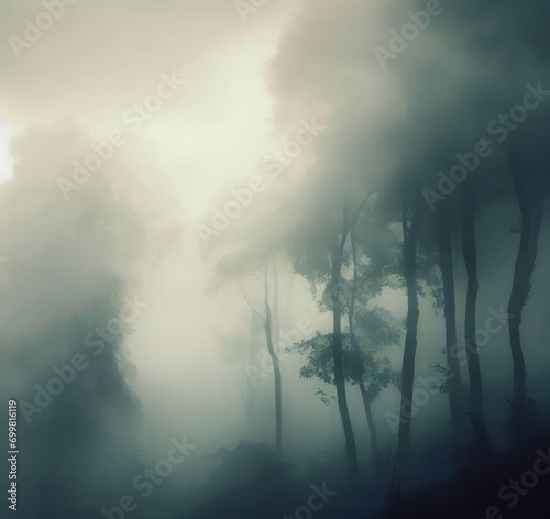 fog in the forest