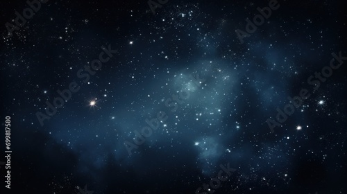  a space filled with lots of stars next to a black sky with lots of stars on the side of it.