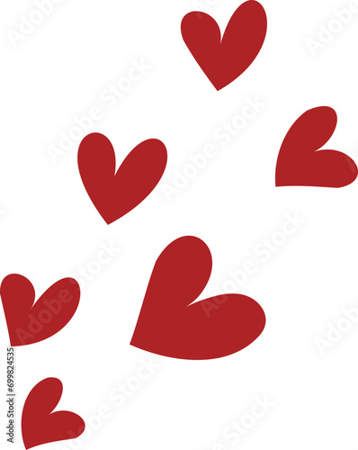 Hearts Flying Valentine's Day