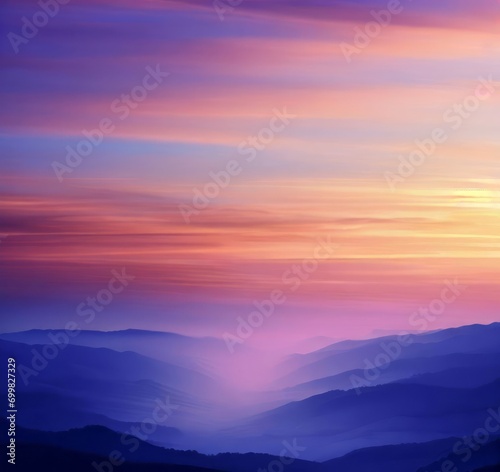 sunset in the mountains © Tati