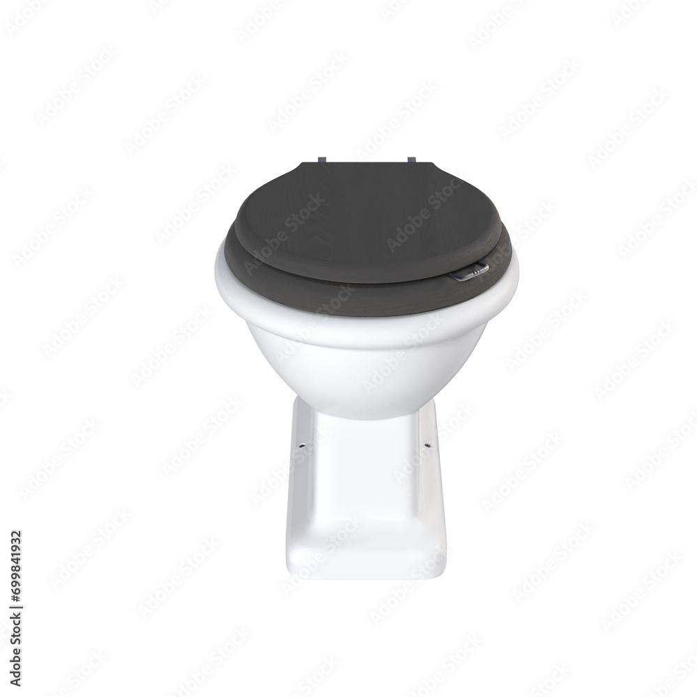 Lavatory pan isolated on a transparent background, bidet, 3D illustration, and CG render Lavatory pan isolated on a transparent background, bidet, 3D illustration, and CG render