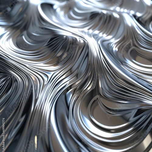 Abstract texture with a shiny silver appearance.