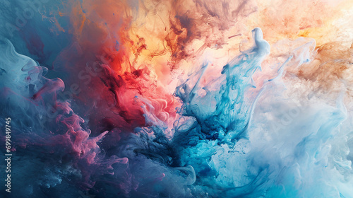 Abstract Watercolor Dreams: Watercolor-inspired dream imagery, blending soft hues and dreamy textures to create an abstract and immersive visual experience